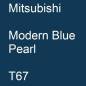 Preview: Mitsubishi, Modern Blue Pearl, T67.